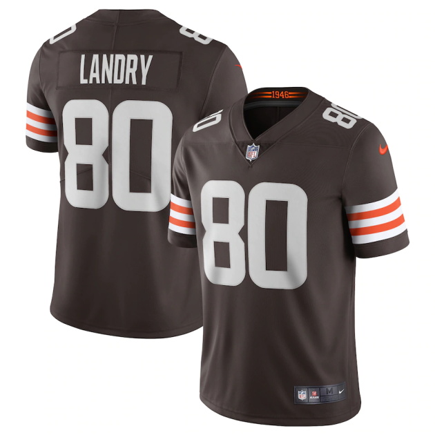 mens nike jarvis landry brown cleveland browns vapor limited player jersey